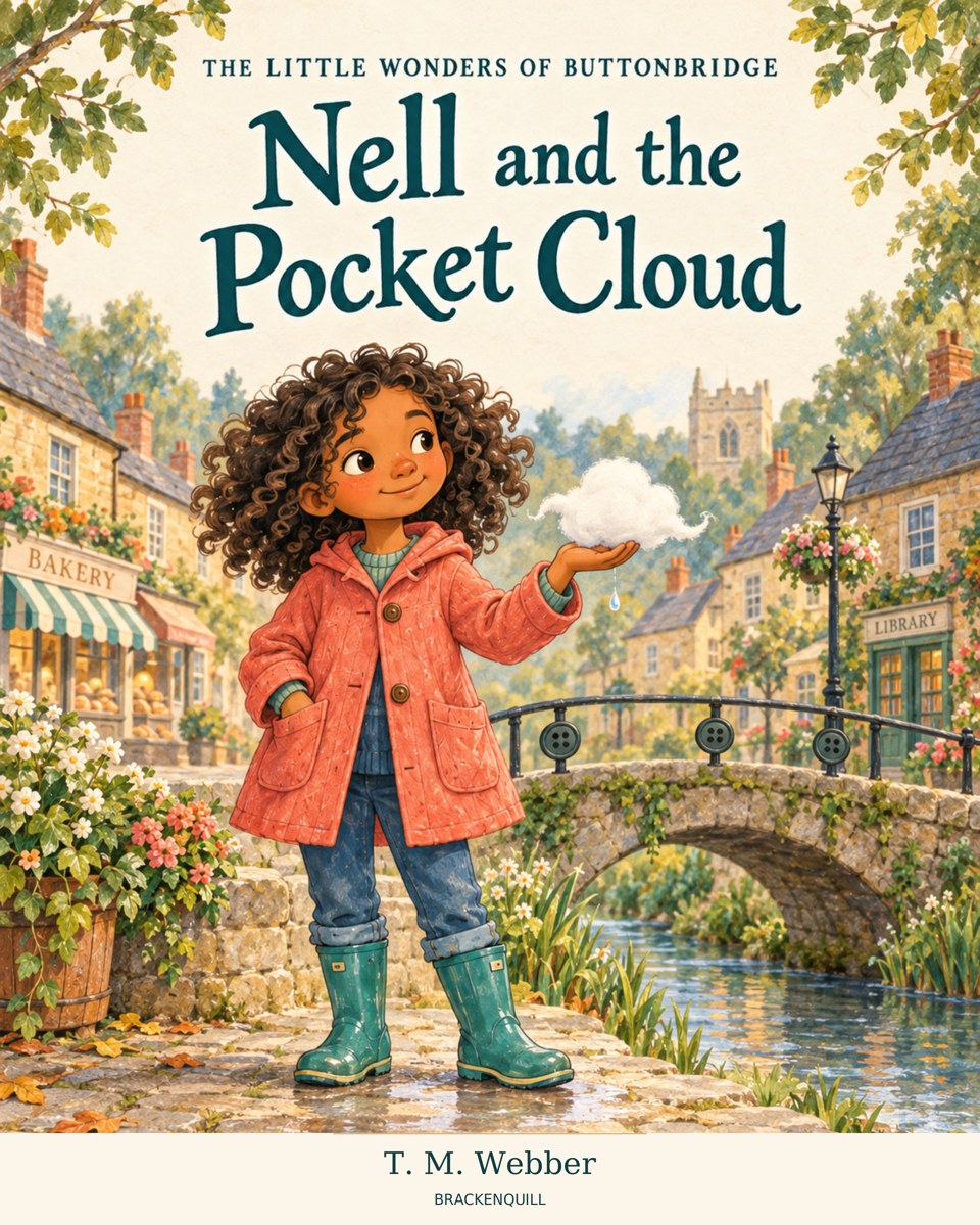 Nell and the Pocket Cloud illustrated cover by T. M. Webber